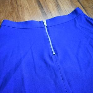 Royal Blue Skater Skirt